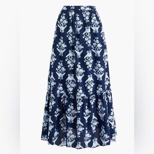 Navy Blue Maxi Skirt